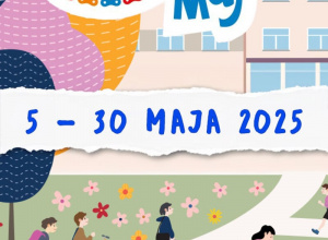plakat promujący kampanię Rowerowy Maj
