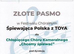 Sukces naszego Chóru